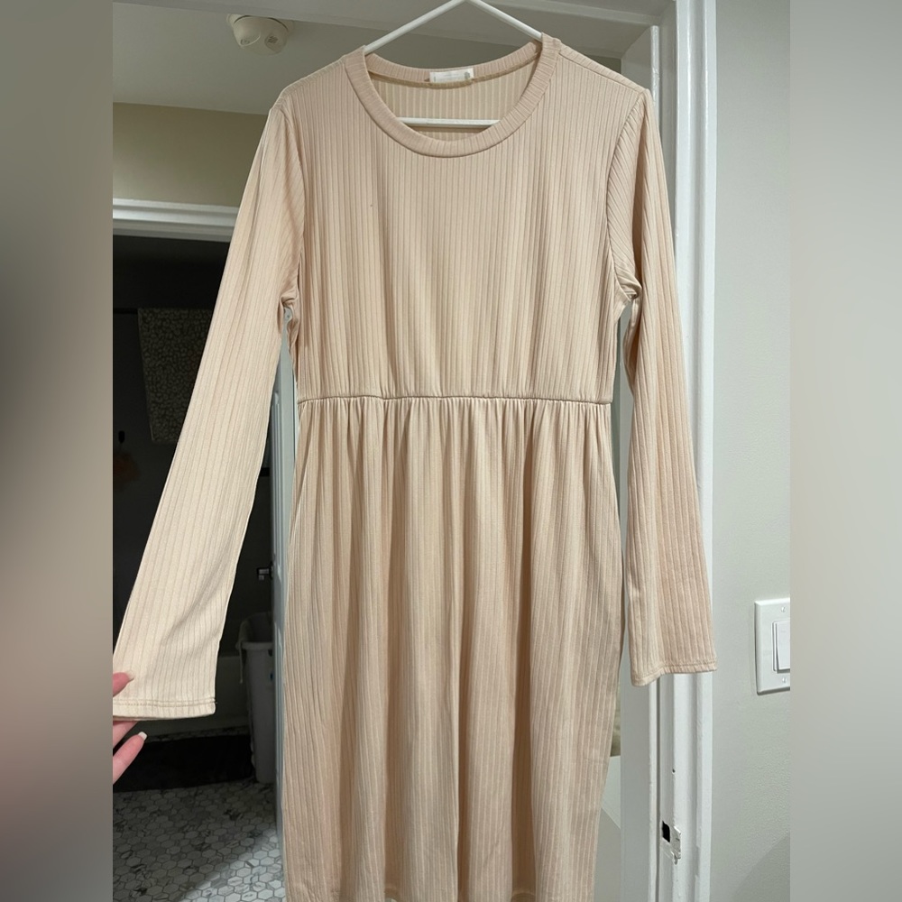 Cream Dress